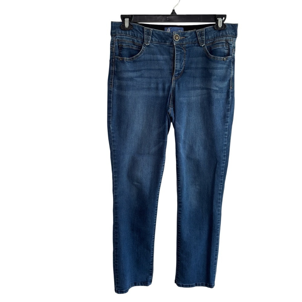 Democracy Jeans Womens Size 10 Straight Leg Ab Solution Comfort Stretch Denim